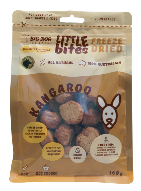 Big Dog Single Protein Little Bites Freeze Dried - Kangaroo - Image 3