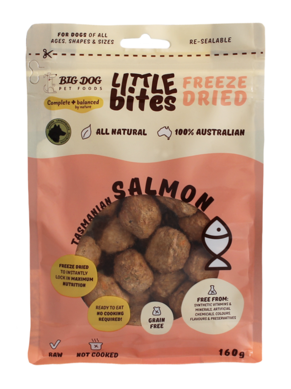 Big Dog Little Bites Freeze Dried - Tasmanian Salmon - Image 3